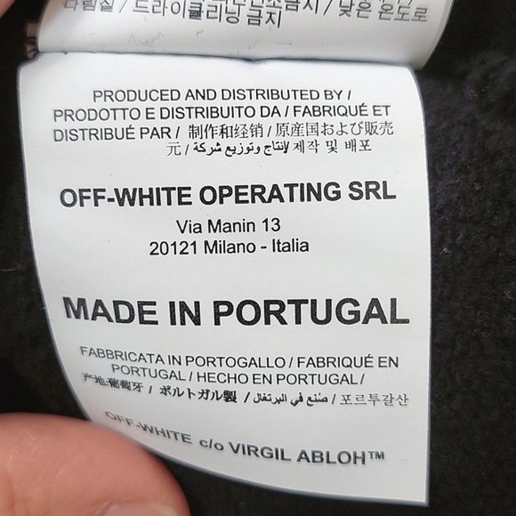 OFF-WHITE Acrylic Arrows HoodieBlack/Yellow - Picture 13 of 13